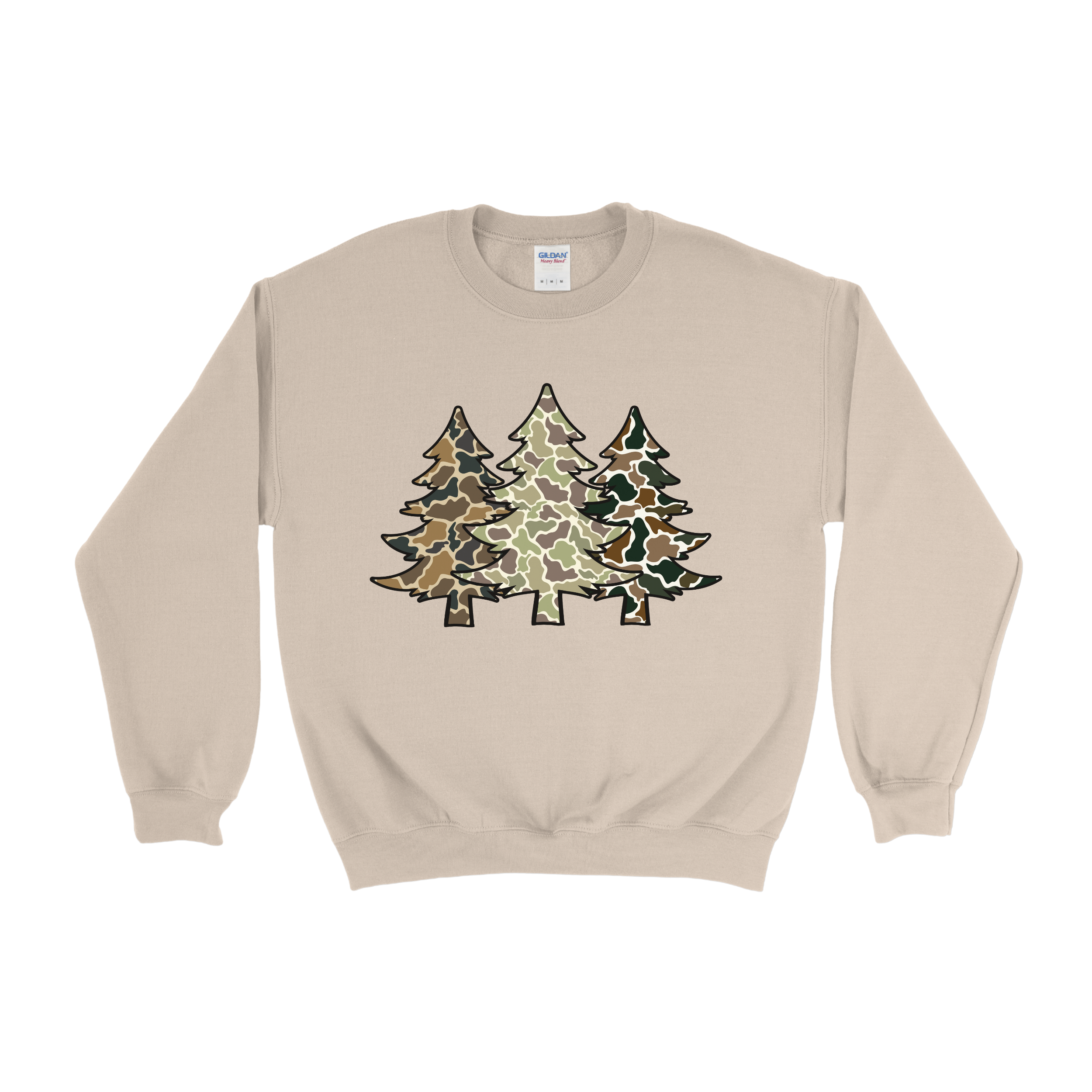 Camo Christmas Tree Crewneck