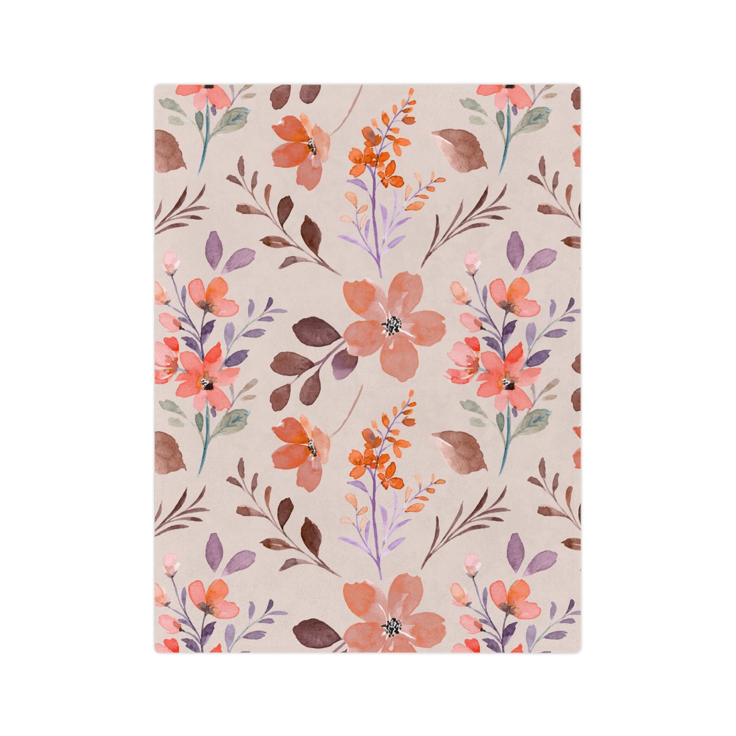 Floral Throw Blanket