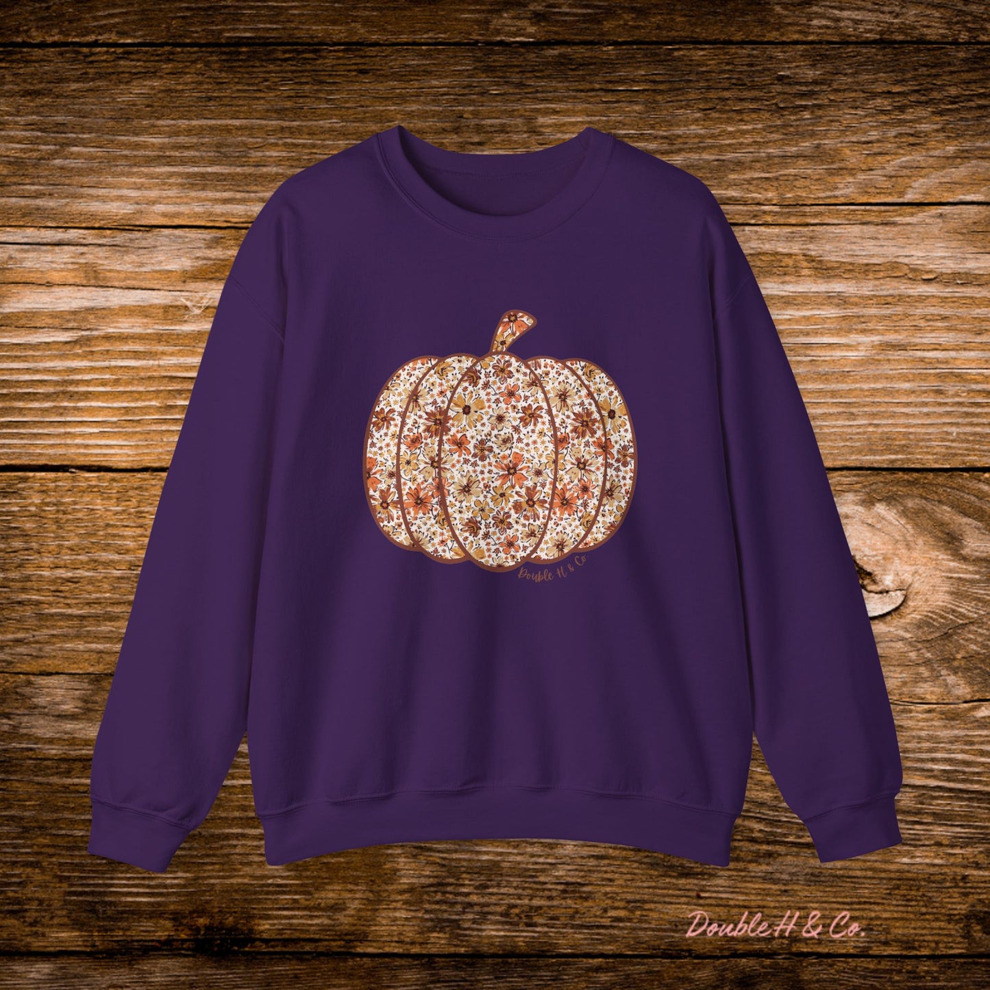 Floral Pumpkin Crewneck