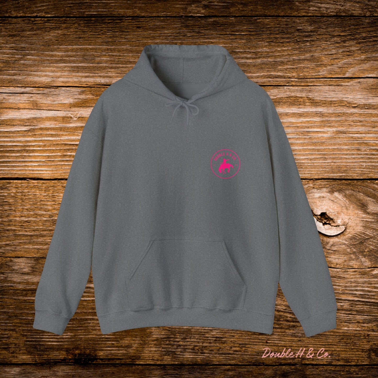 Hot Pink Logo Hoodie