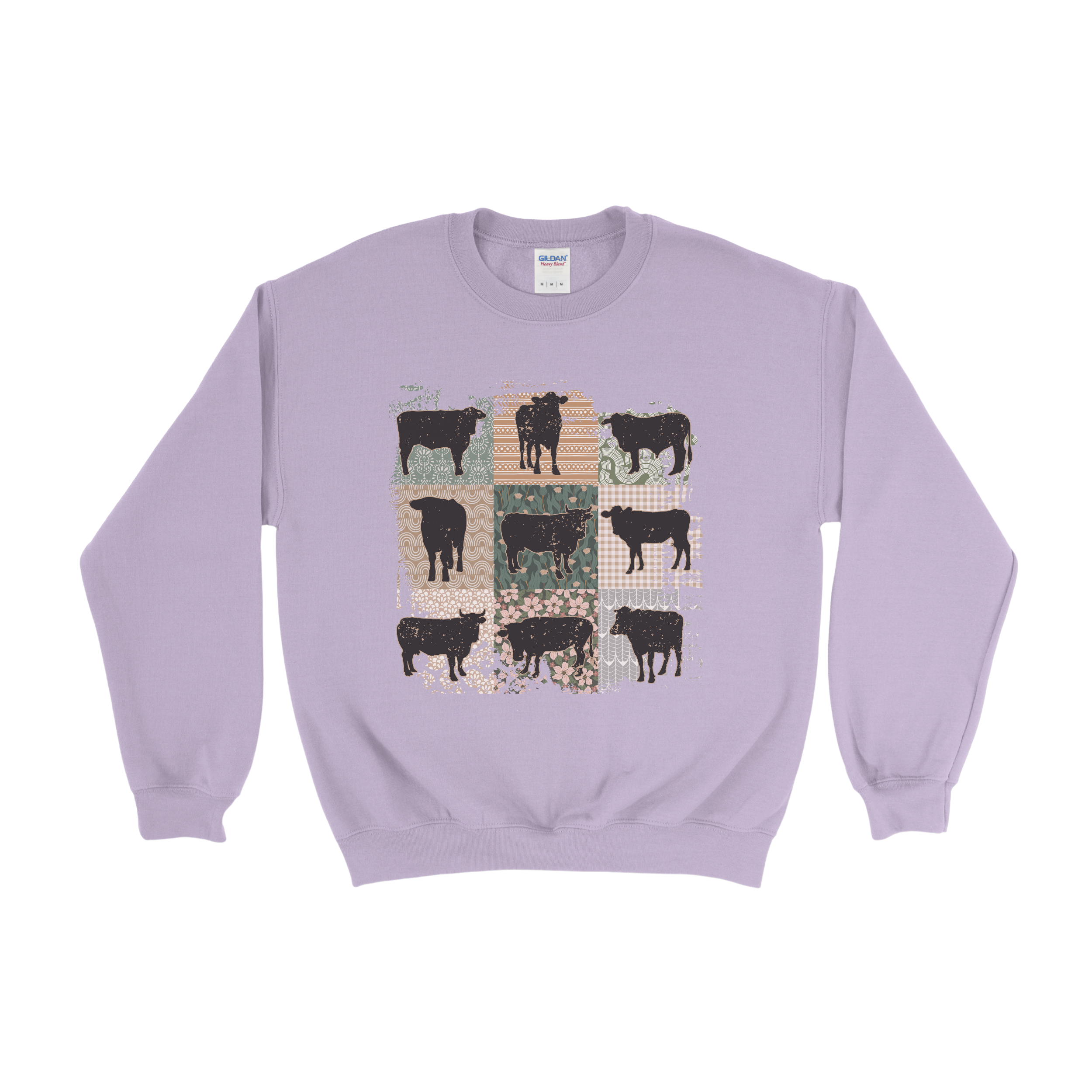 Boho Cow Crewneck