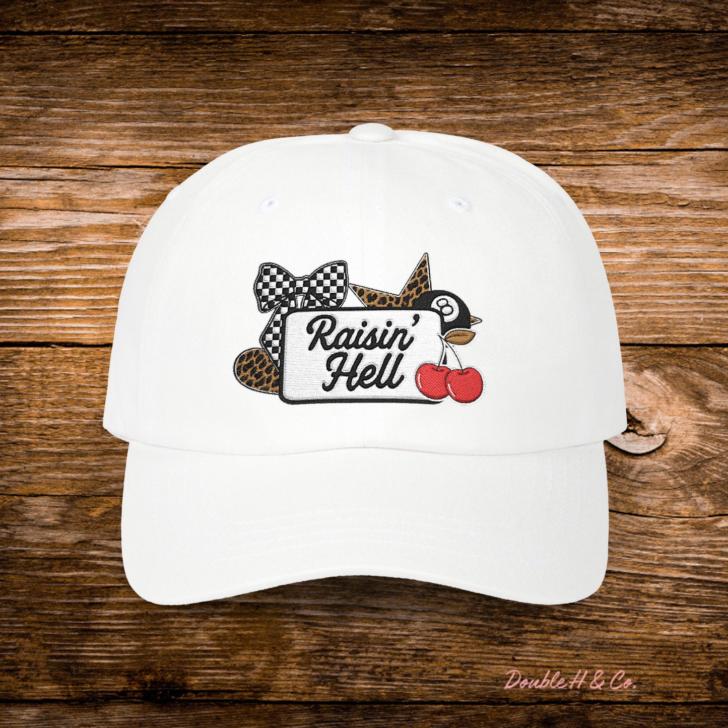 Raisin' Hell Embroidered Hat