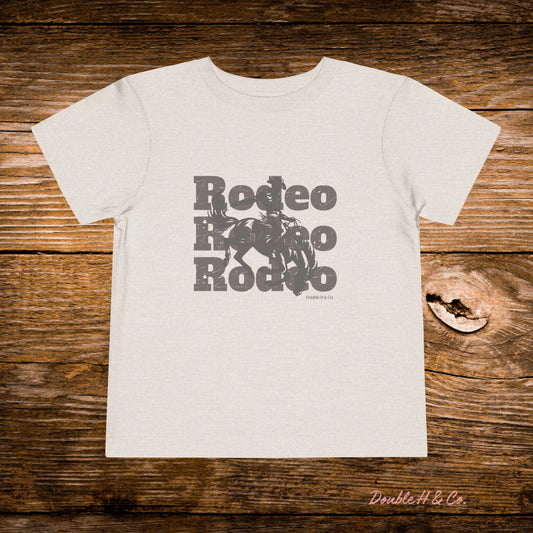 Rodeo Bucking Bronco Toddler Tee