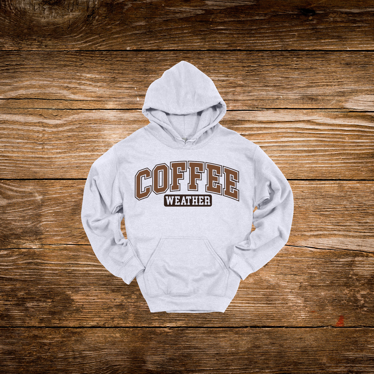 Brown Coffee Weather Hoodie