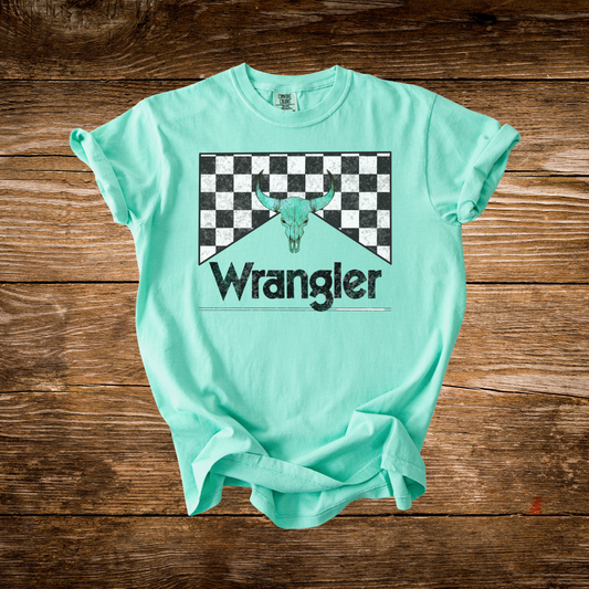 Checkered Wrangler Tee