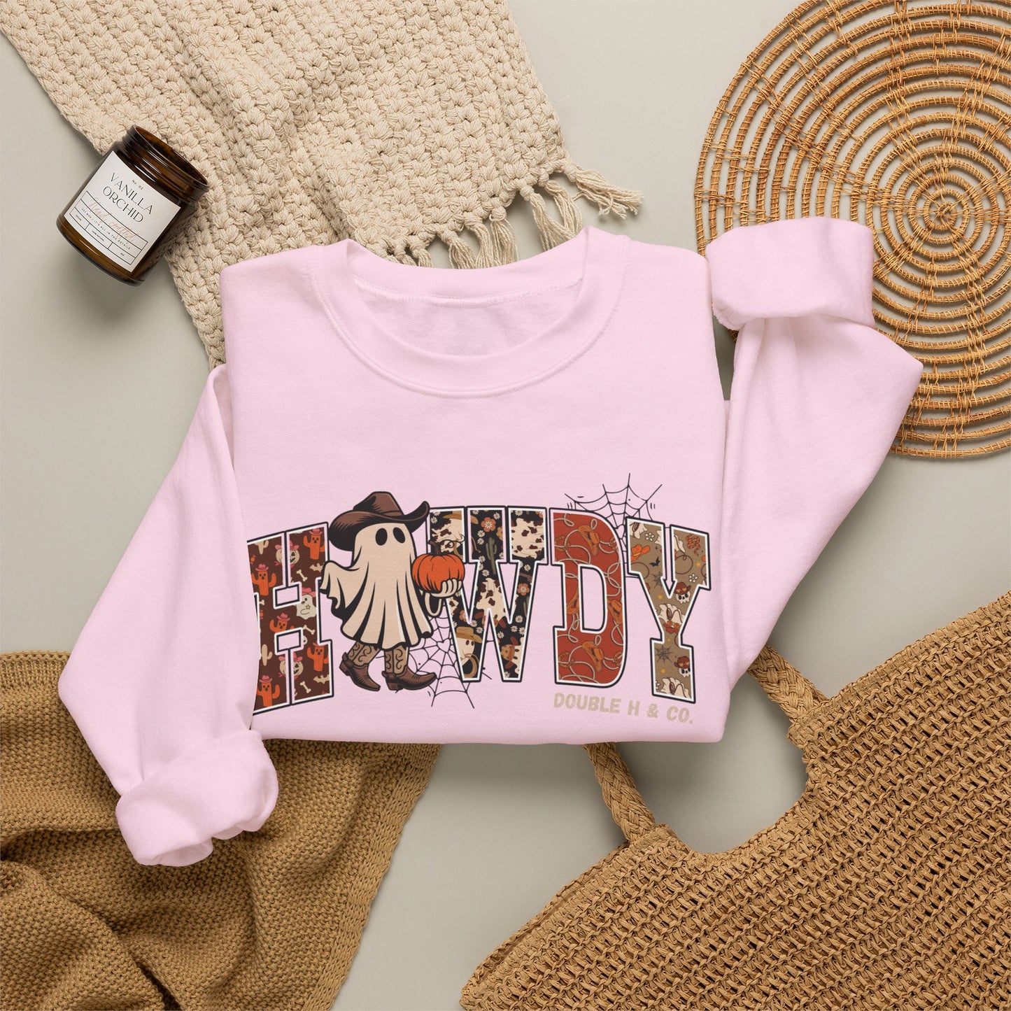 Howdy Cowboy Ghost Crewneck