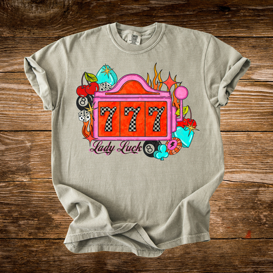 Lady Luck Triple 7's Tee
