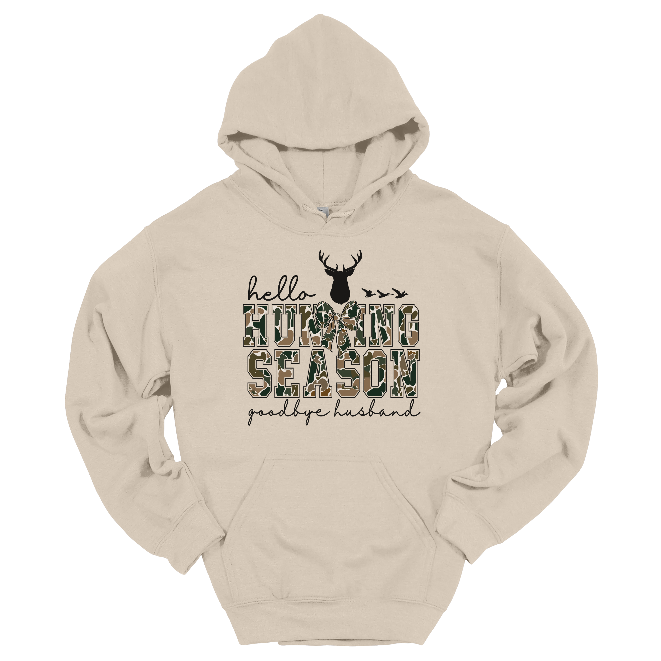 Hello Hunting Season, Goodbye Husband Hoodie