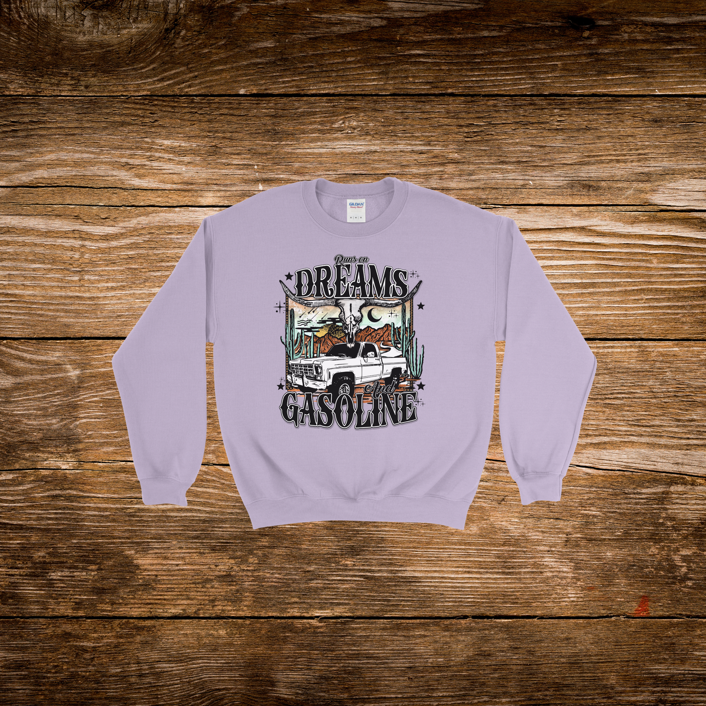 Runs On Dreams & Gasoline Crewneck