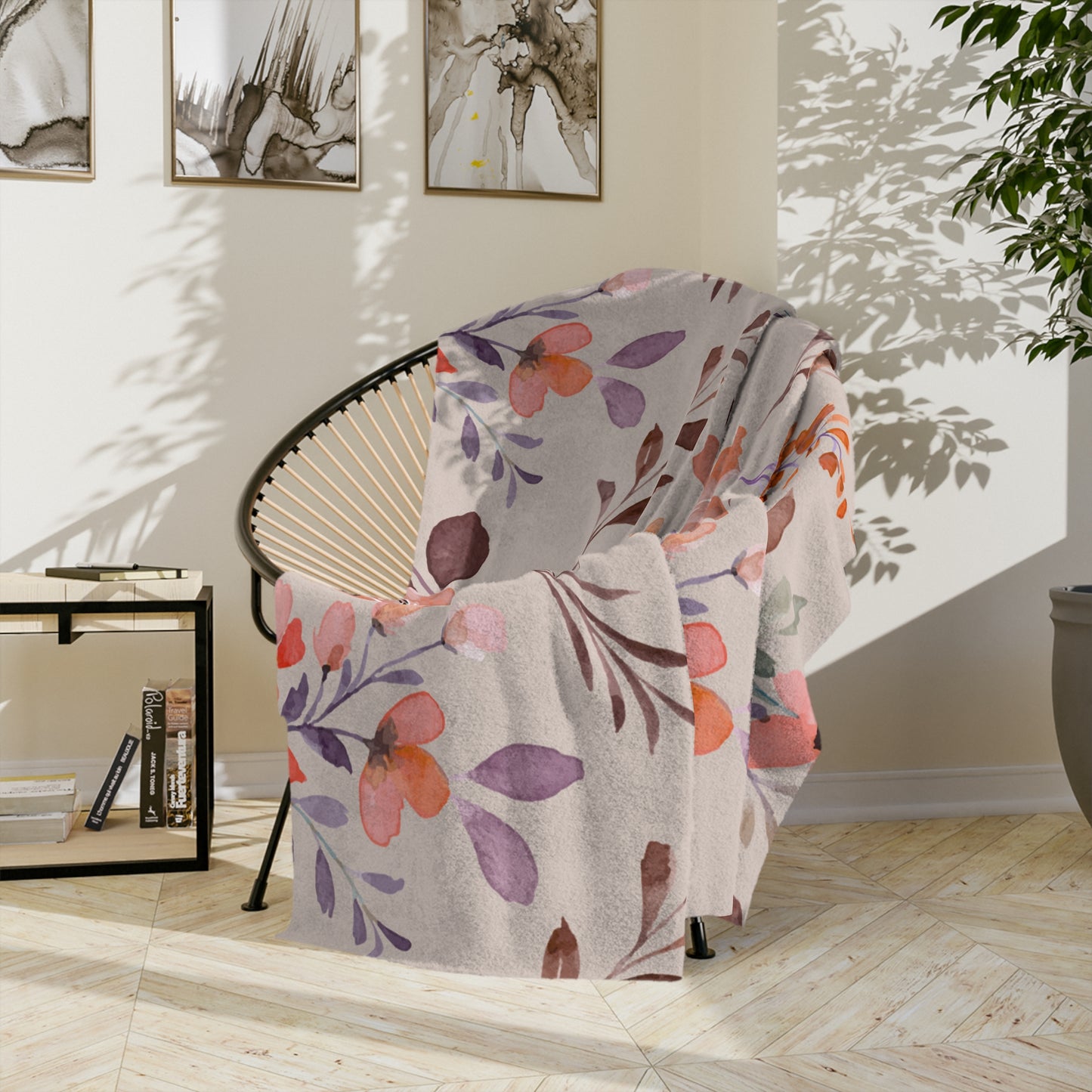 Floral Throw Blanket