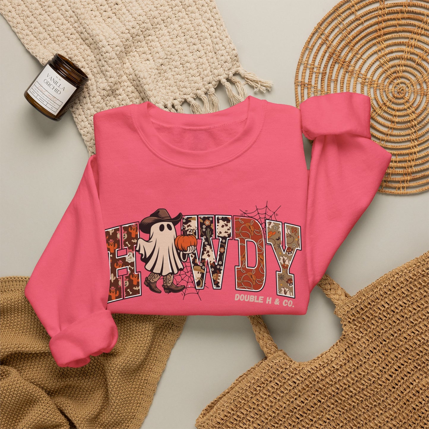 Howdy Cowboy Ghost Crewneck