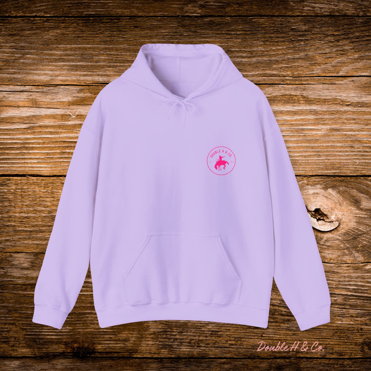 Hot Pink Logo Hoodie