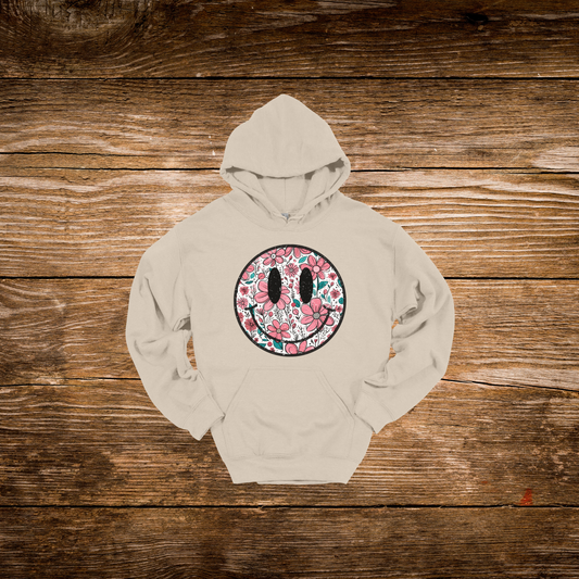 Daisy Smiley Face Hoodie