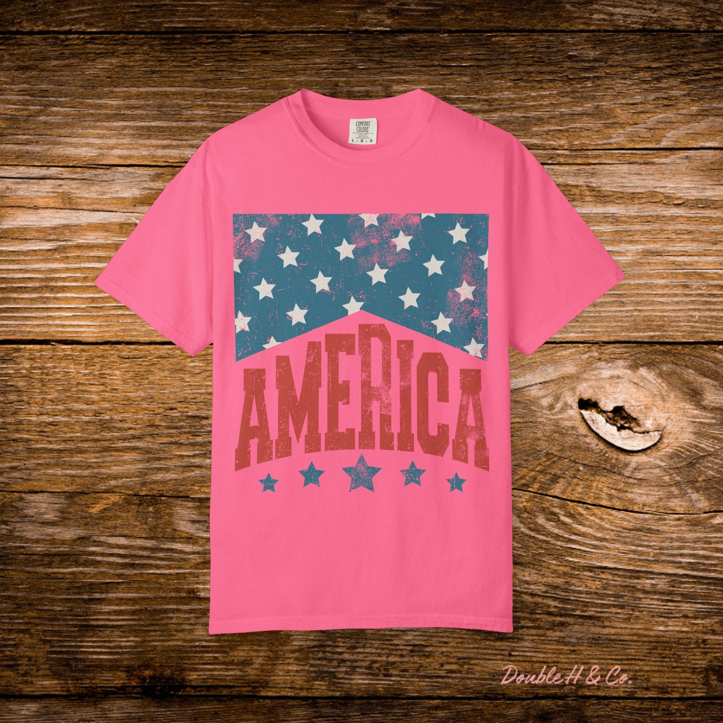 America Vintage Flag Tee