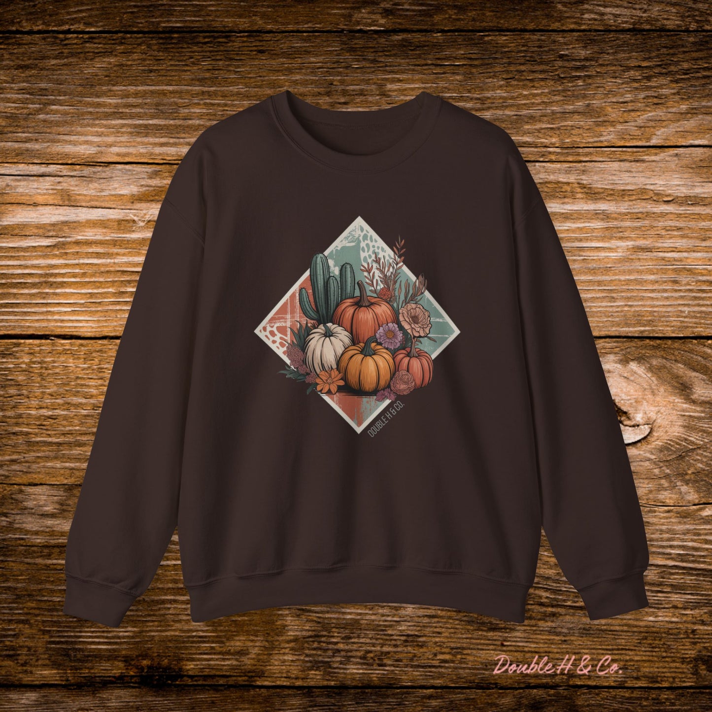 Rustic Fall Pumpkin Crewneck
