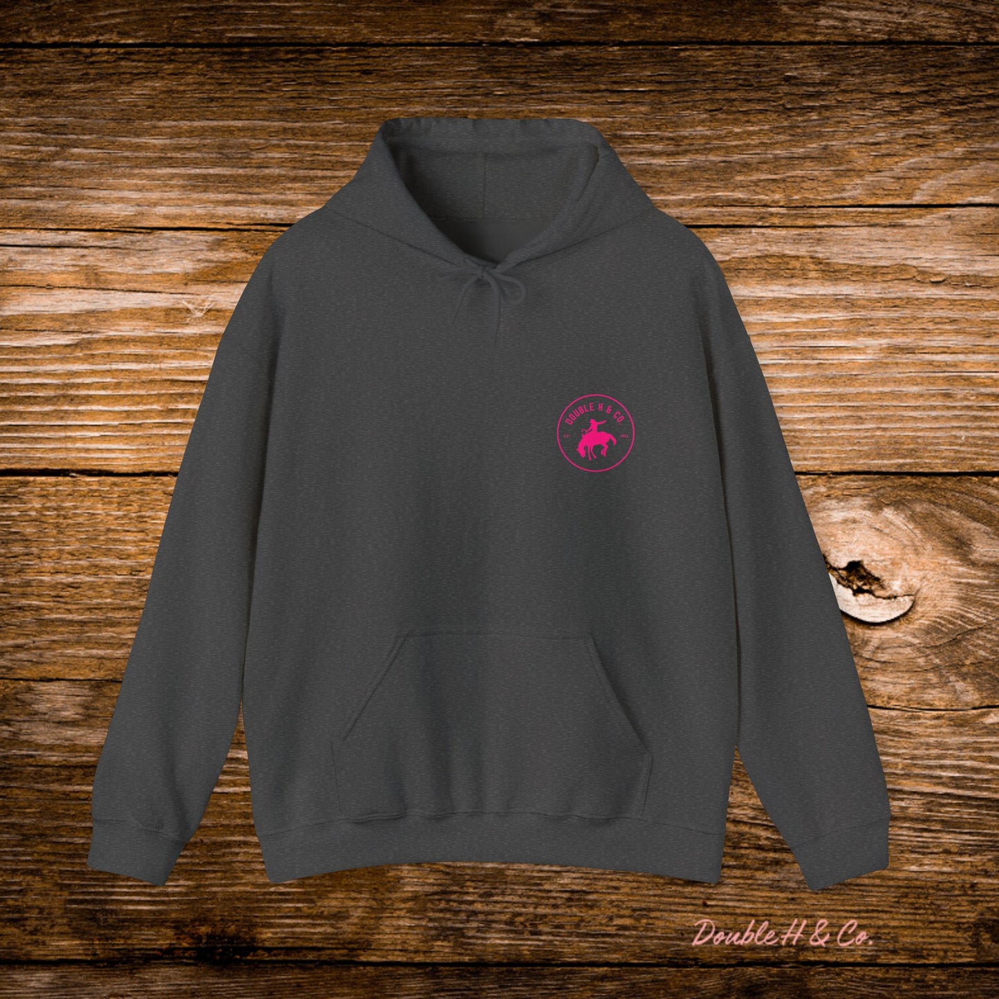 Hot Pink Logo Hoodie