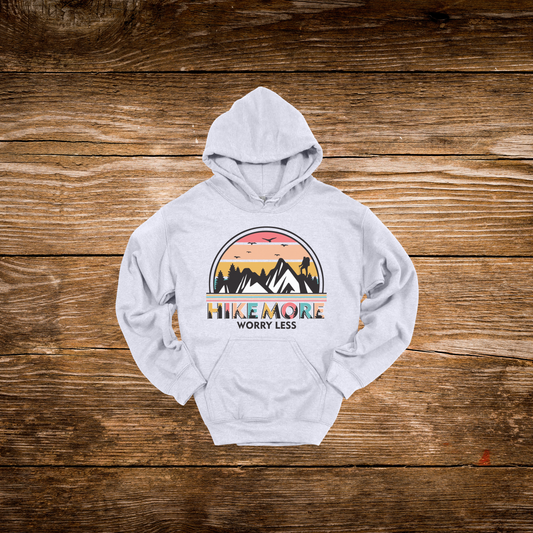 Hike More Worry Less Crewneck