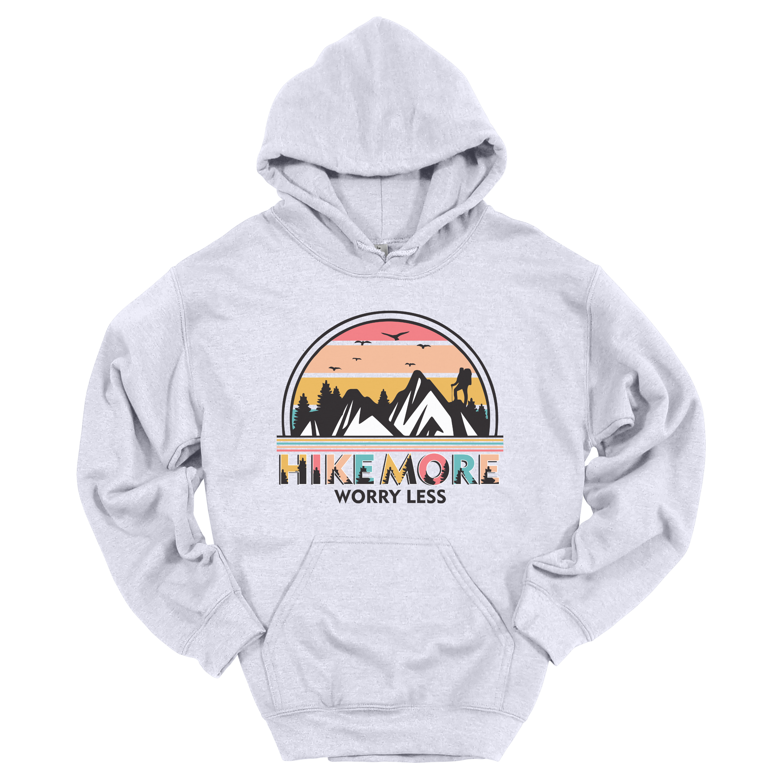 Hike More Worry Less Crewneck