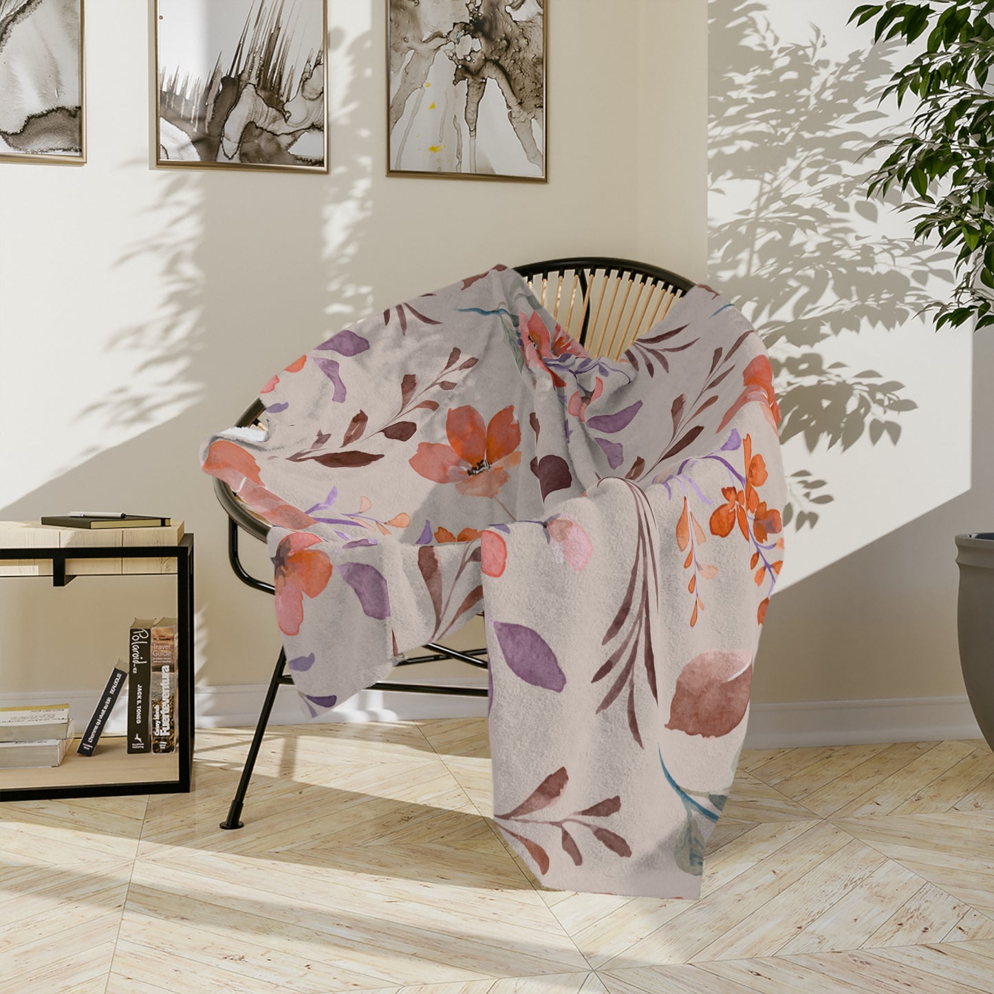 Floral Throw Blanket