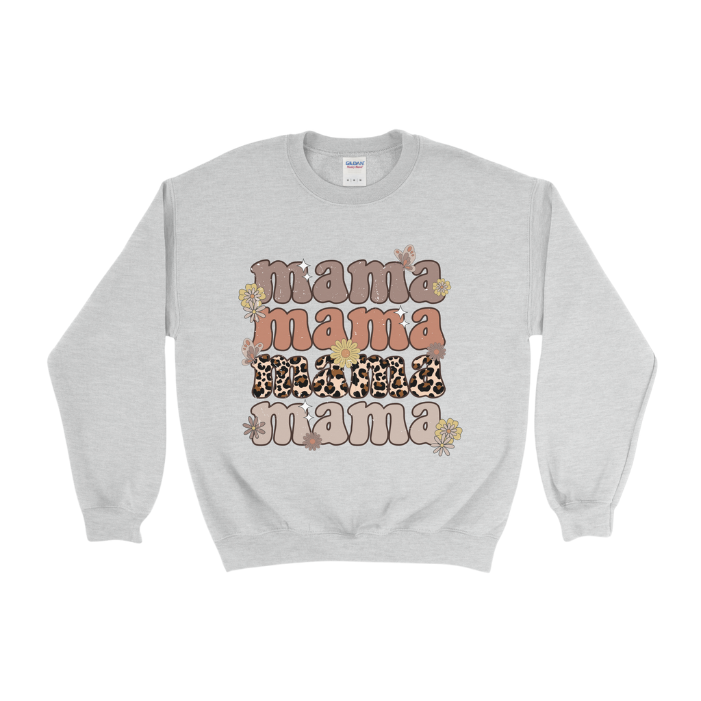 Daisy Cheetah Mama Crewneck