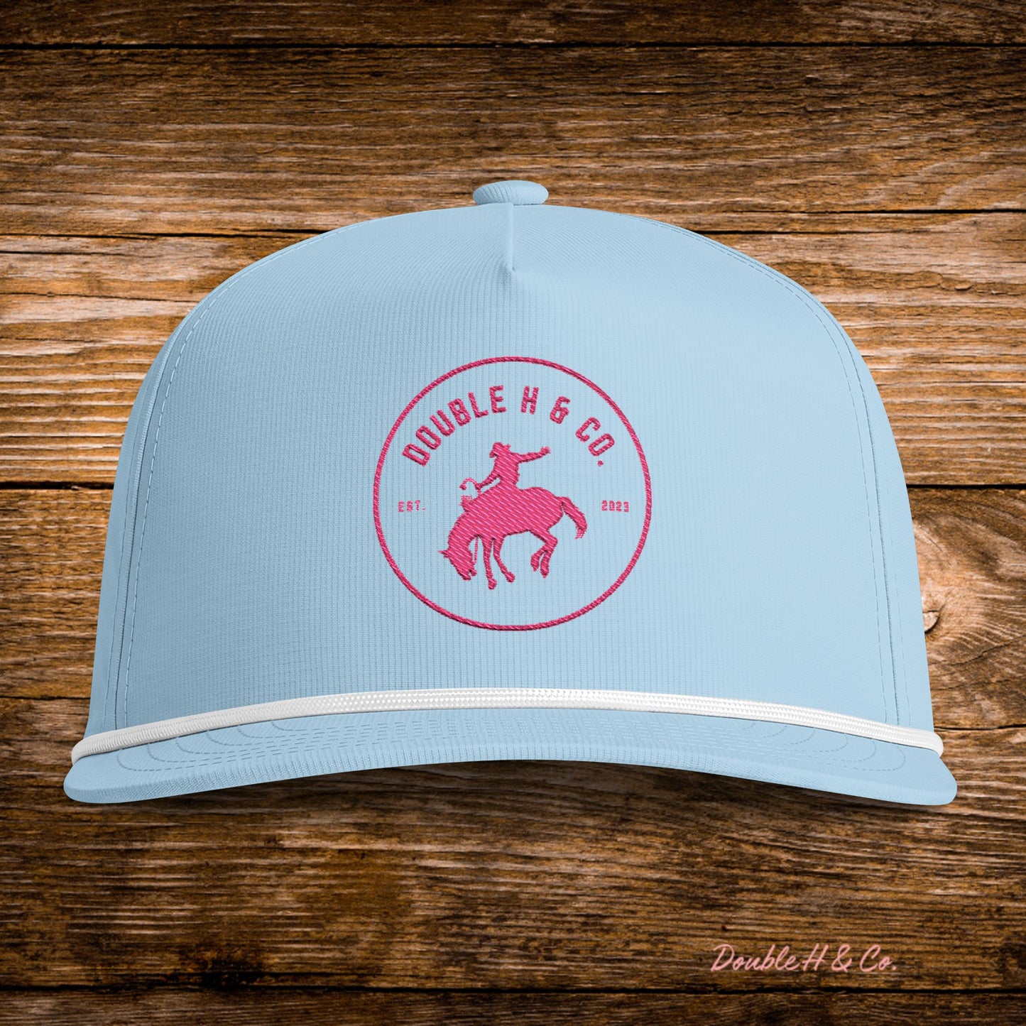 Rodeo Rope Hat w/ Pink Logo