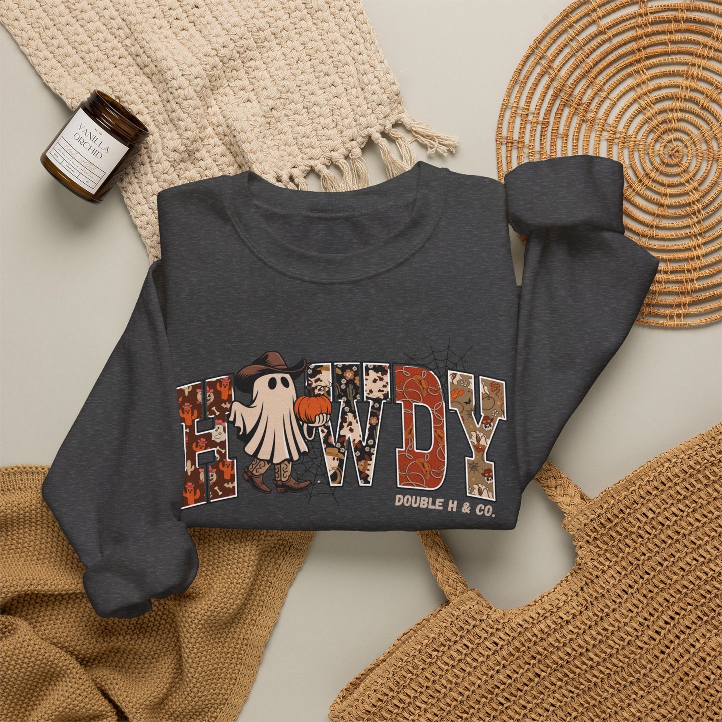 Howdy Cowboy Ghost Crewneck