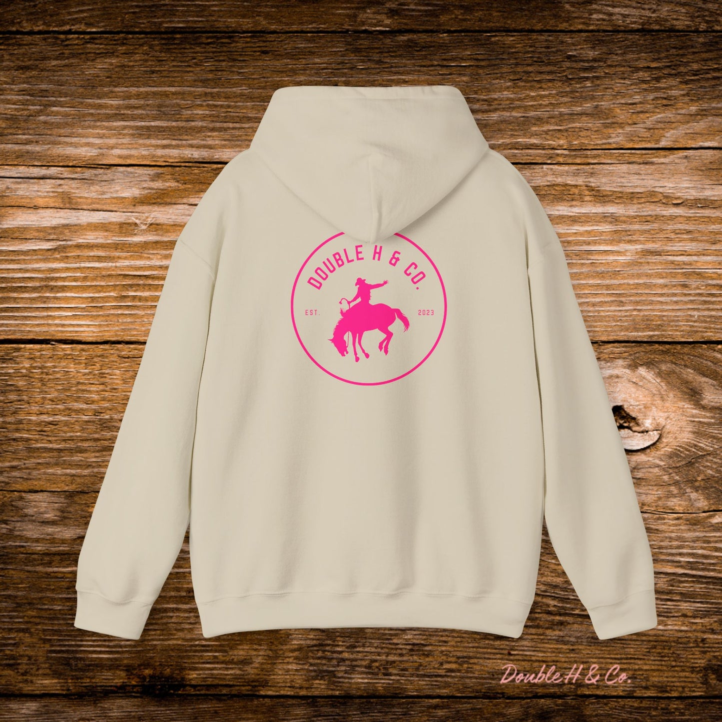 Hot Pink Logo Hoodie