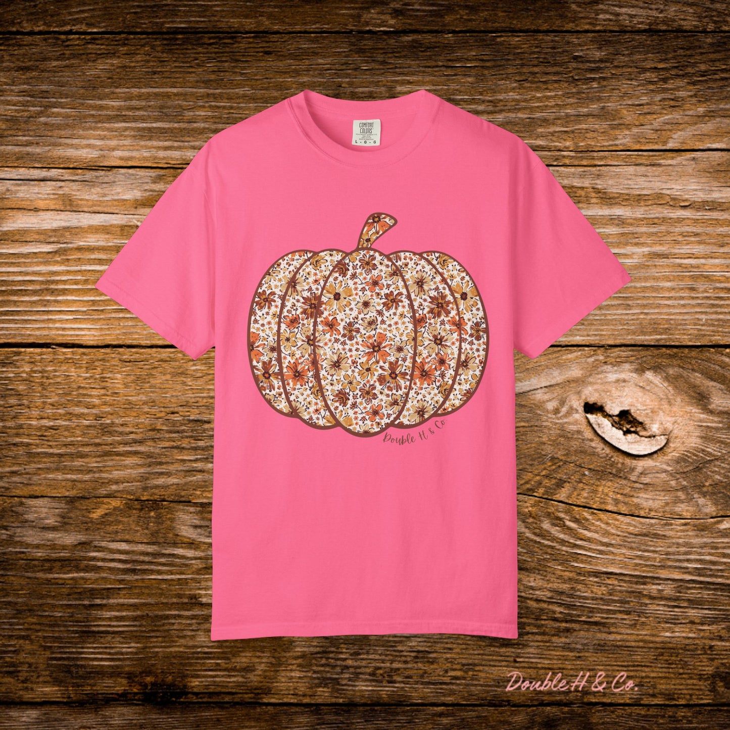 Floral Pumpkin Tee