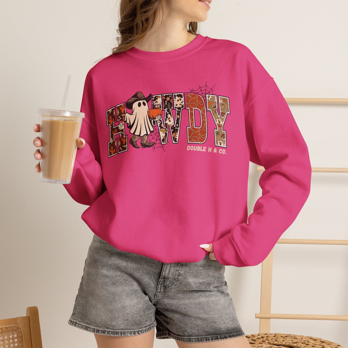 Howdy Cowboy Ghost Crewneck