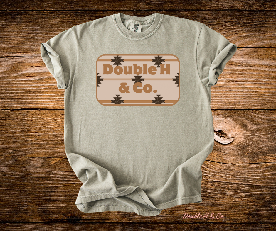 Aztec & Tan Double H & Co. Tee