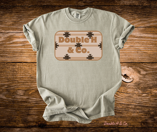 Aztec & Tan Double H & Co. Tee