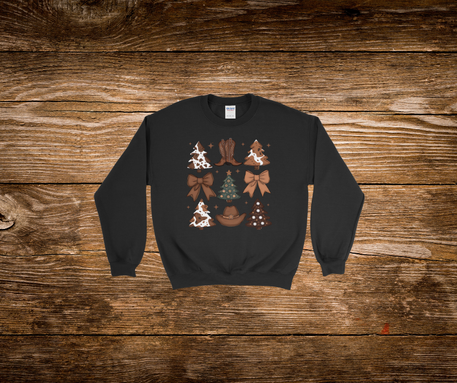 Cowboy Christmas Crewneck