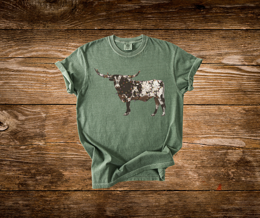 Bull Christmas Tee