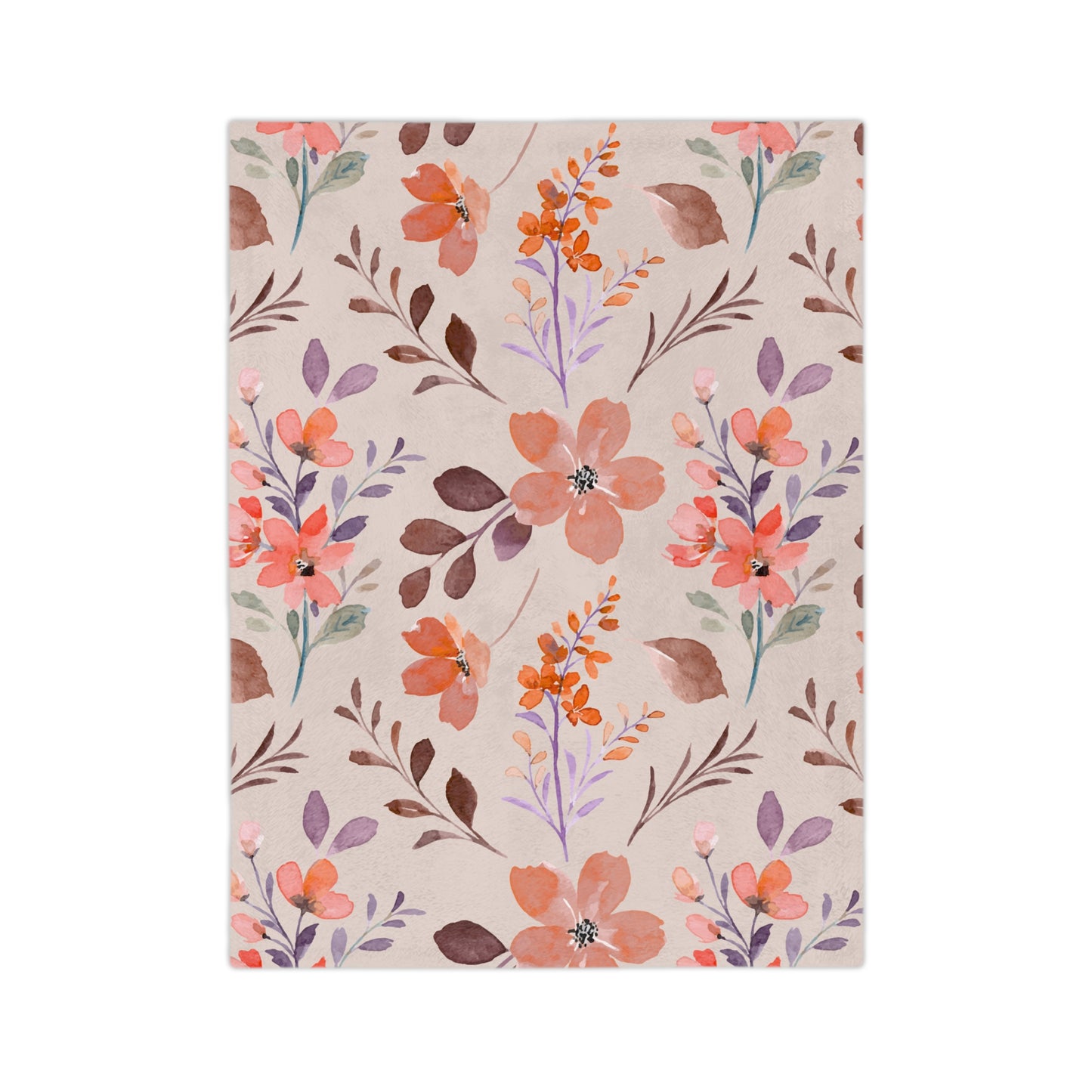 Floral Throw Blanket