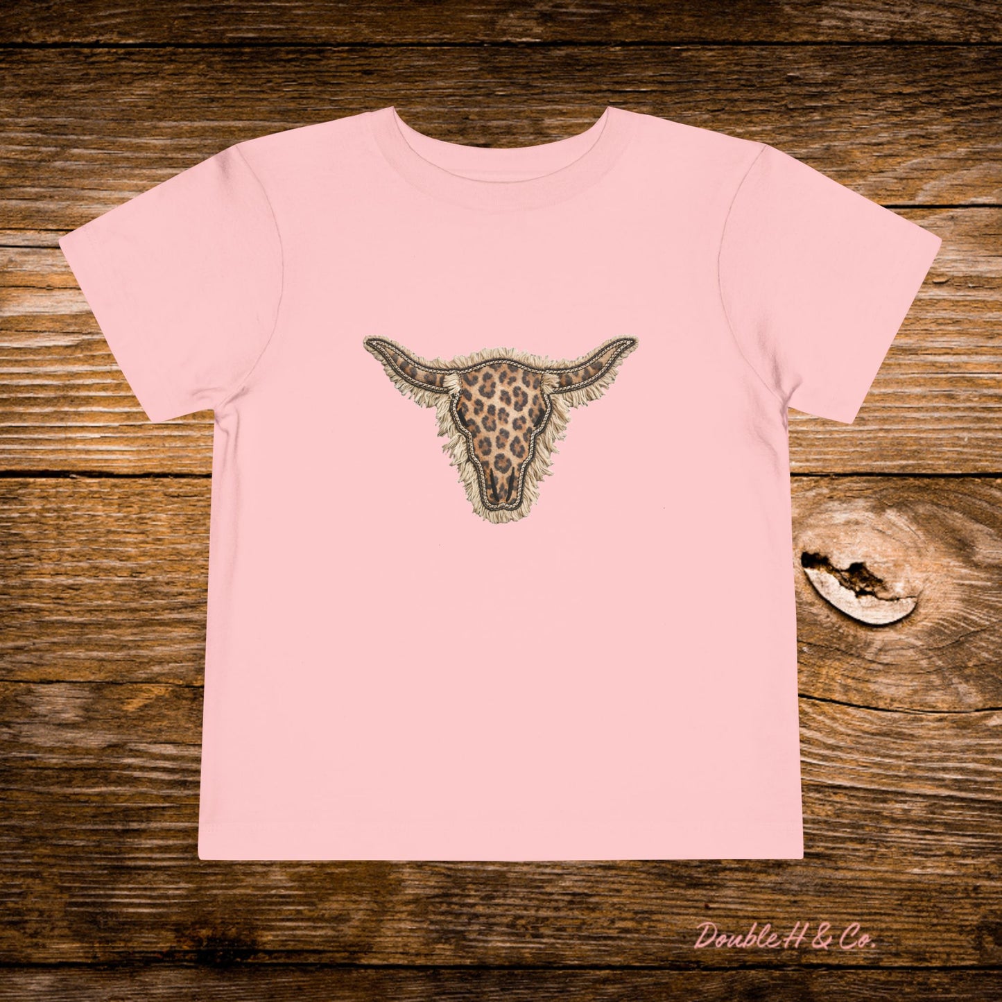 Leopard Longhorn Toddler Tee