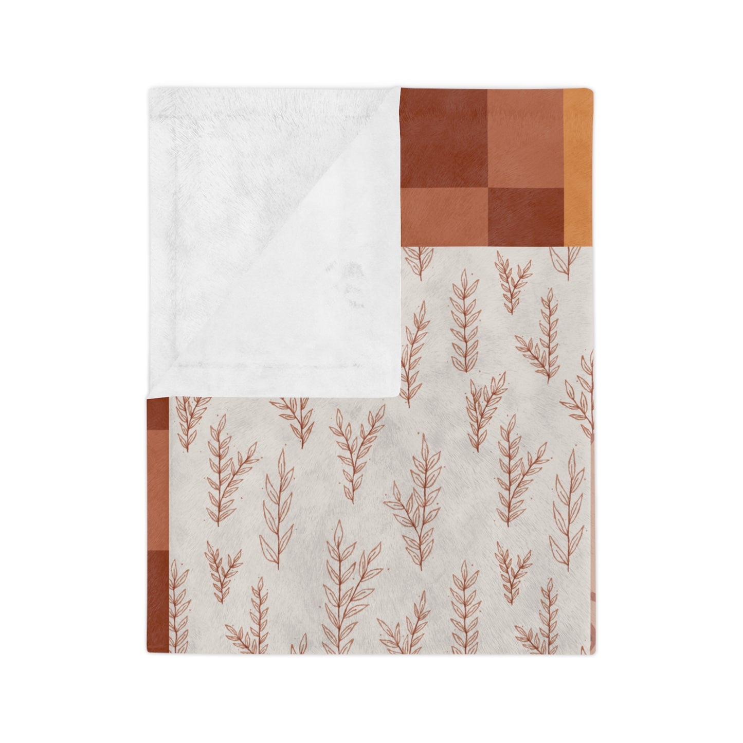 Fall Patchwork Throw Blanket