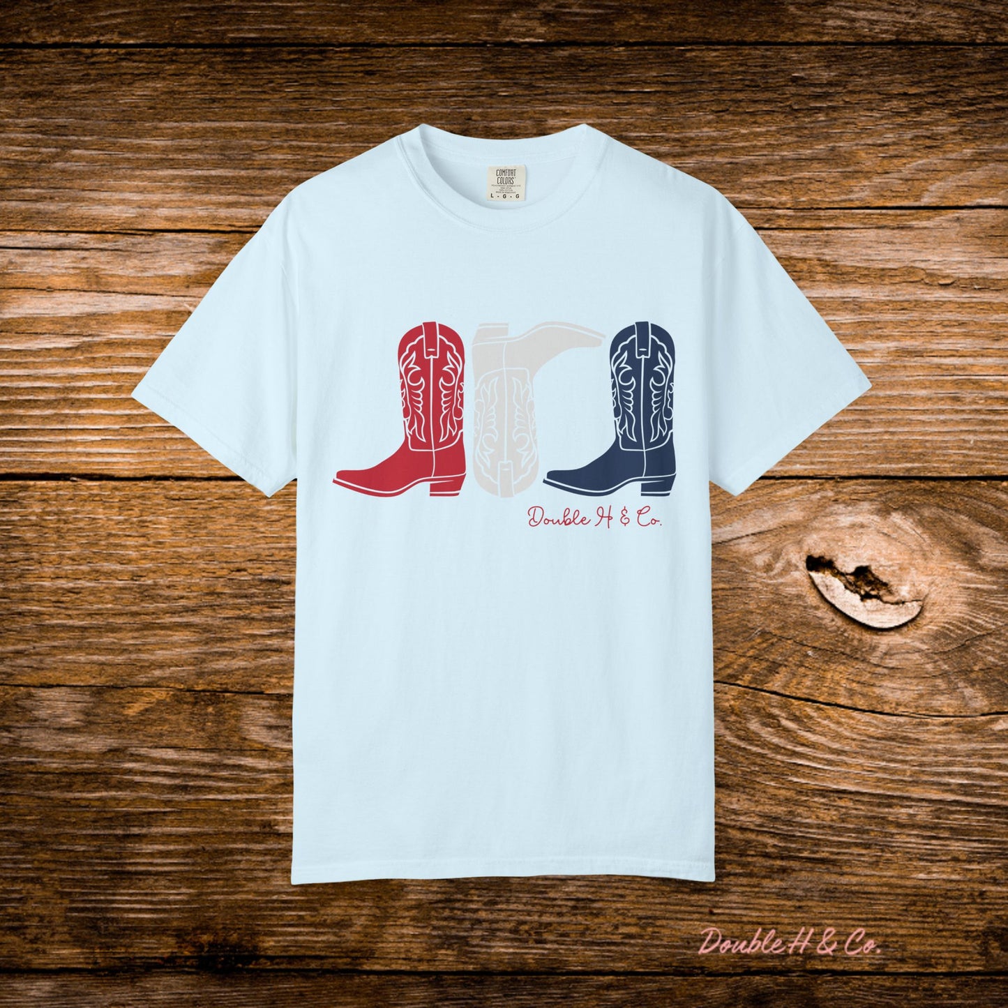 Patriotic Cowboy Boots Tee