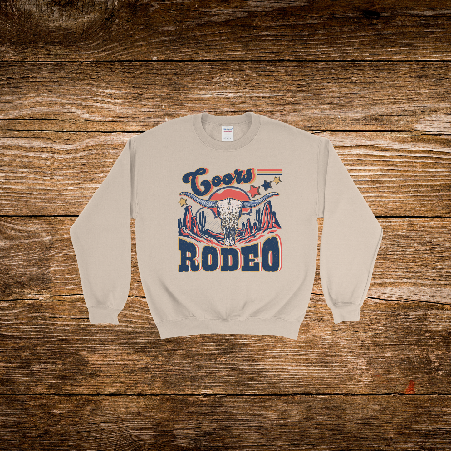 Coors Rodeo Cheetah Crewneck