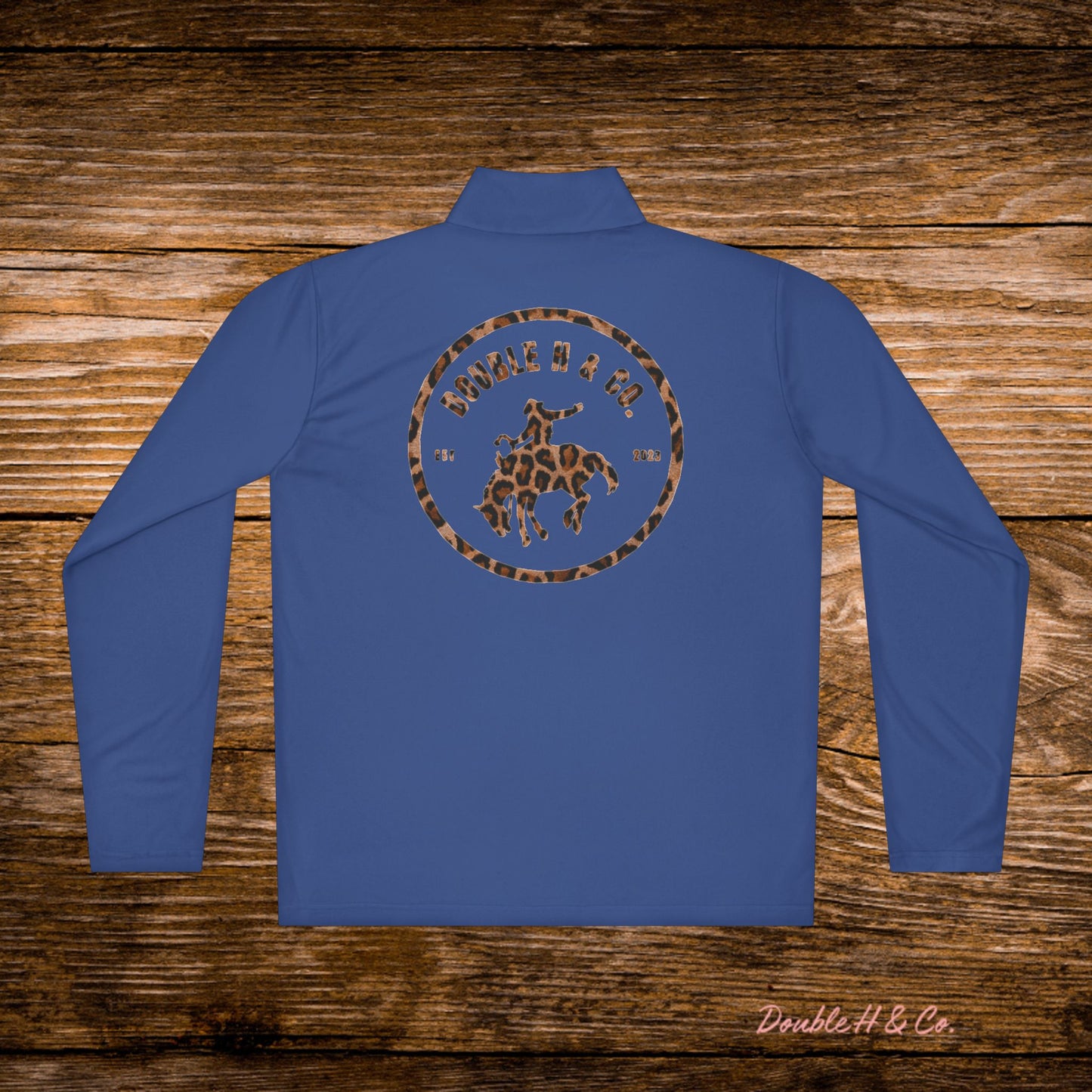 Lightweight Quarter Zip Pullover w/ Cheetah Logo
