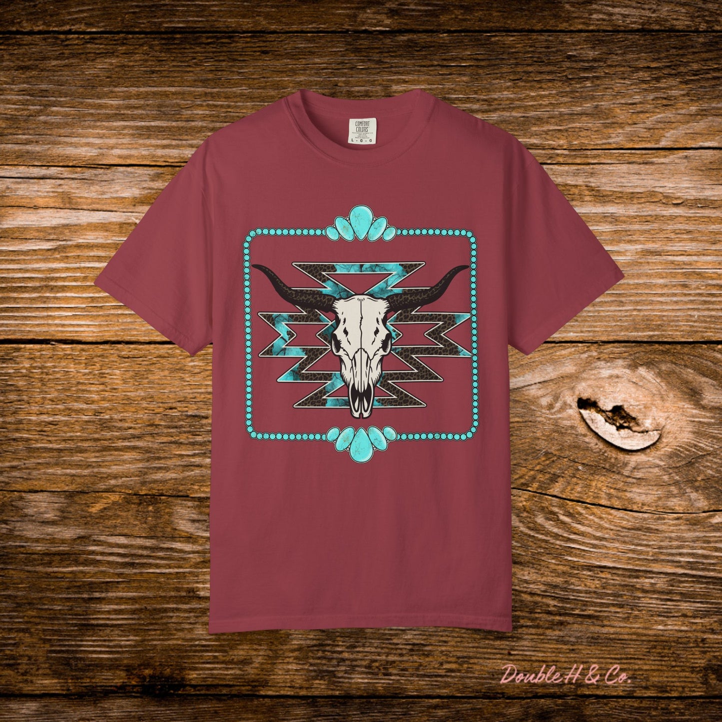 Southwest Bull Skull Graphic Tee