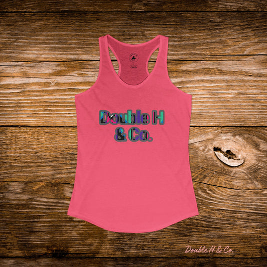 Aztec & Hot Pink Razorback Tank