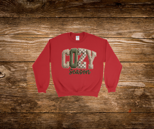 Faux Yarn Cozy Season Crewneck