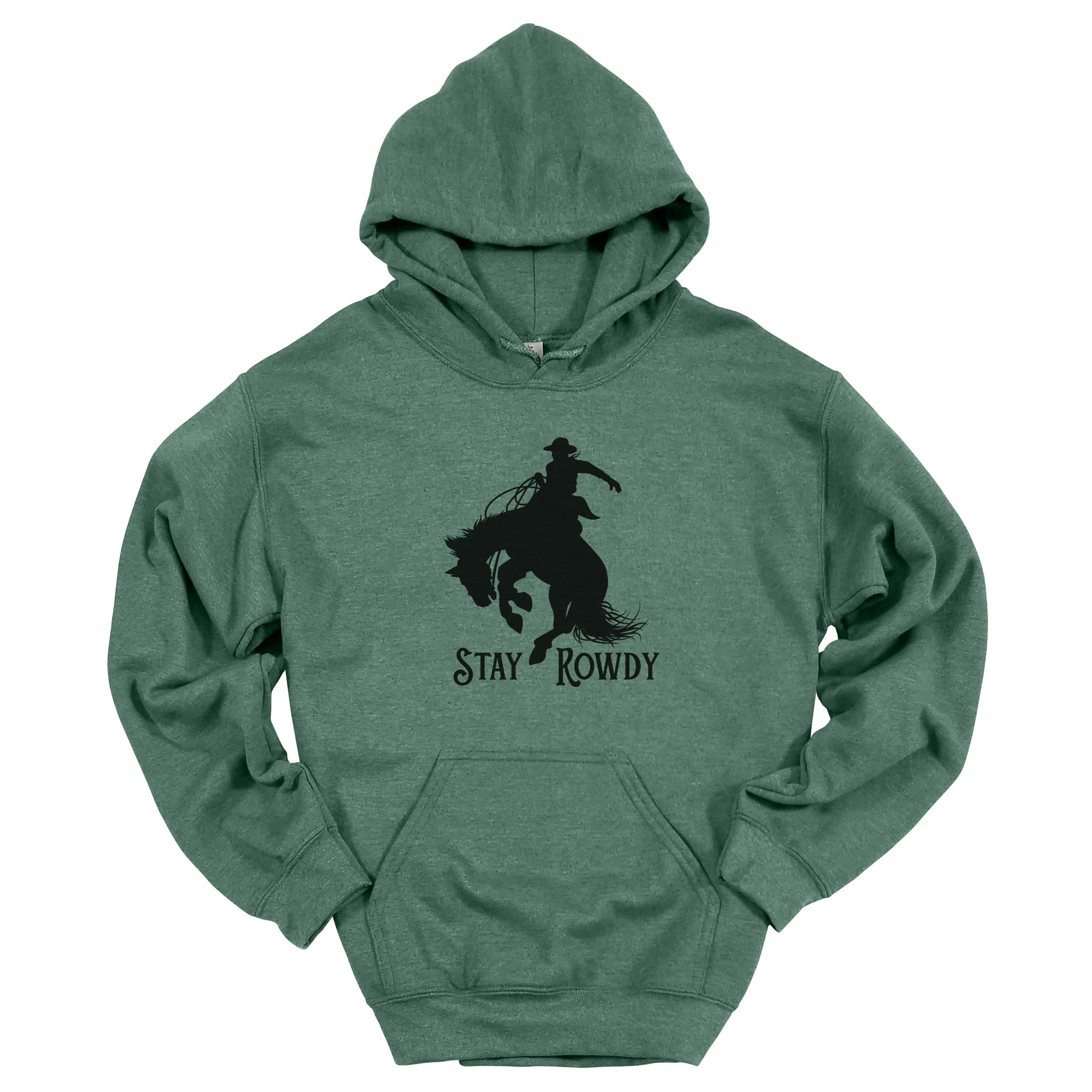 Stay Rowdy Bucking Horse Hoodie