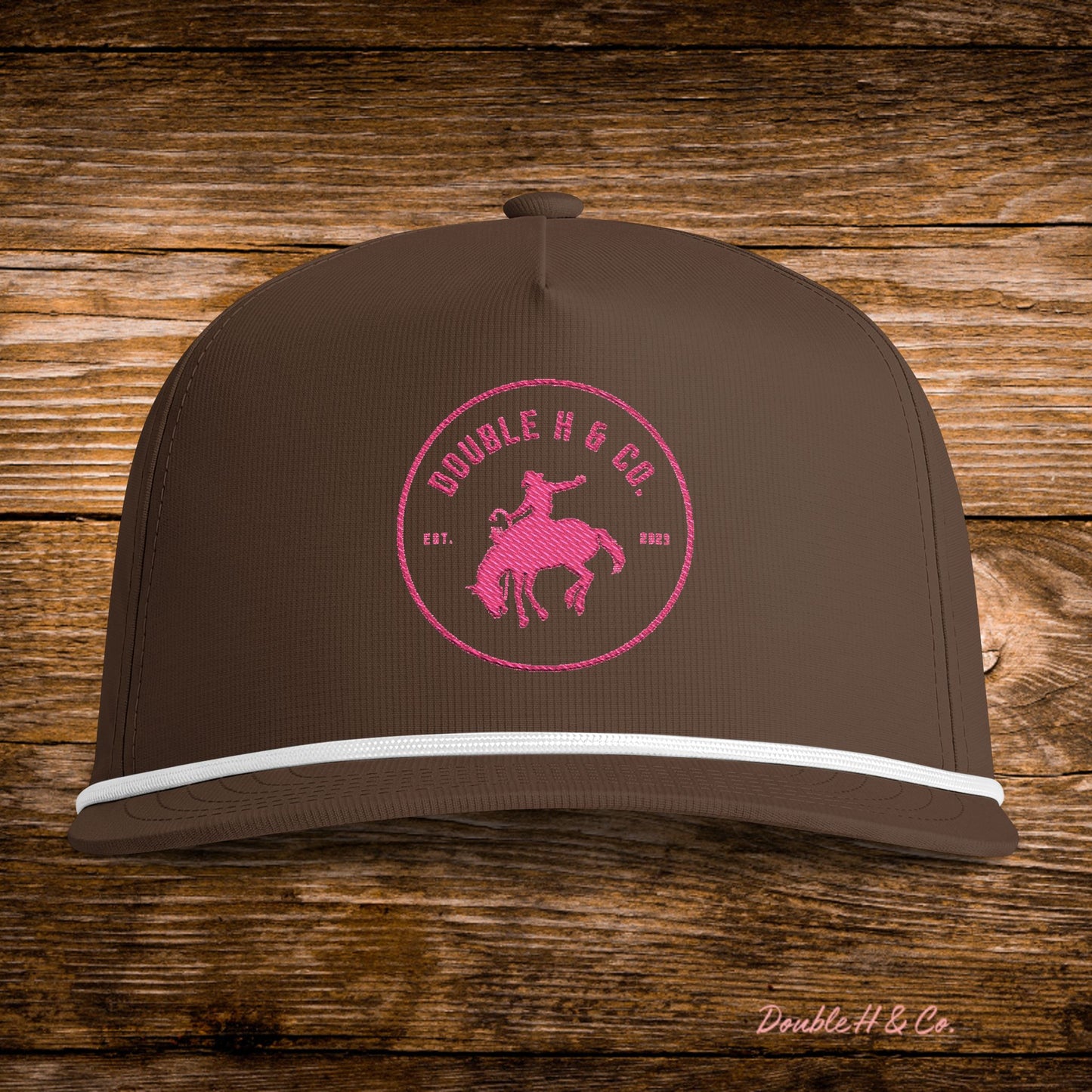 Rodeo Rope Hat w/ Pink Logo