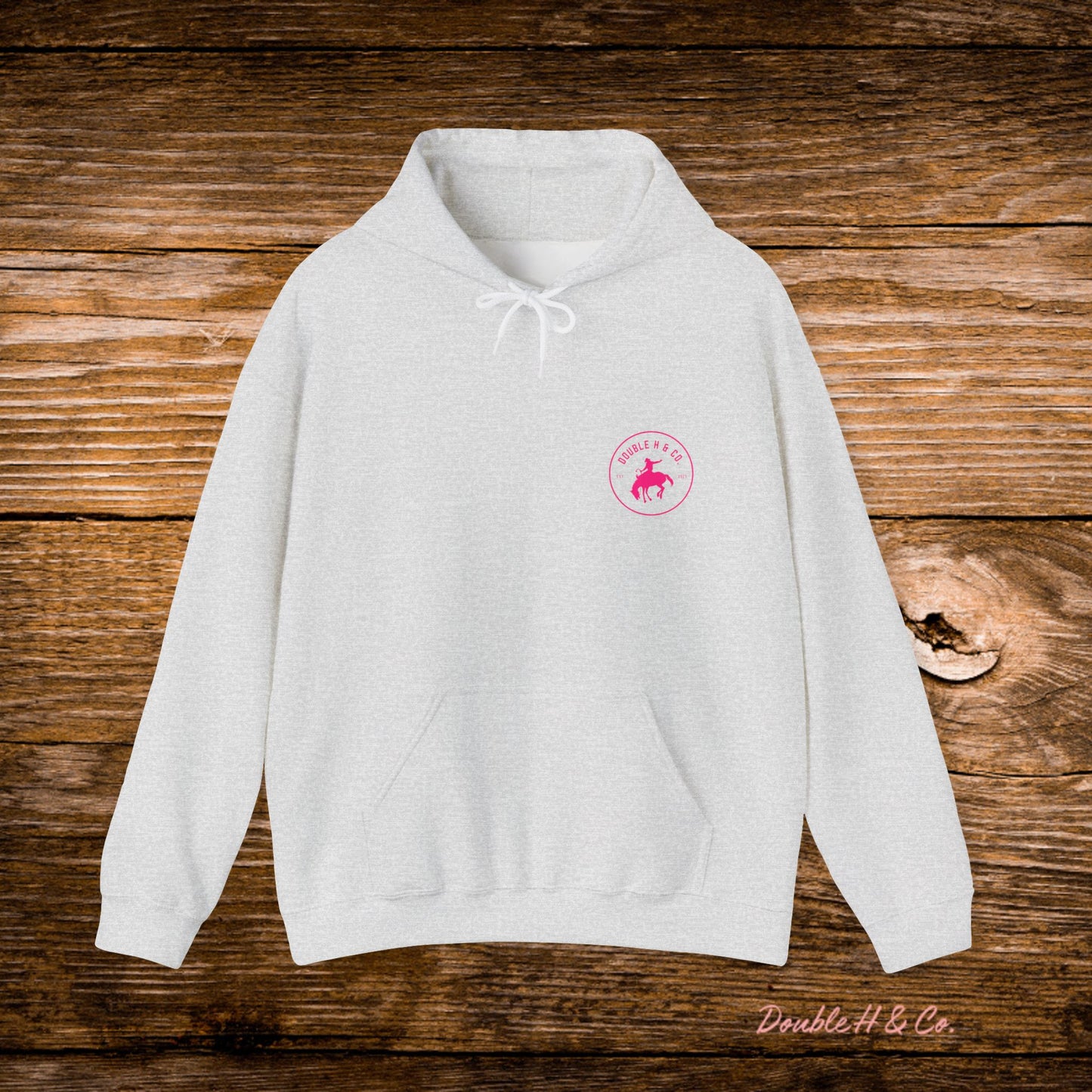 Hot Pink Logo Hoodie