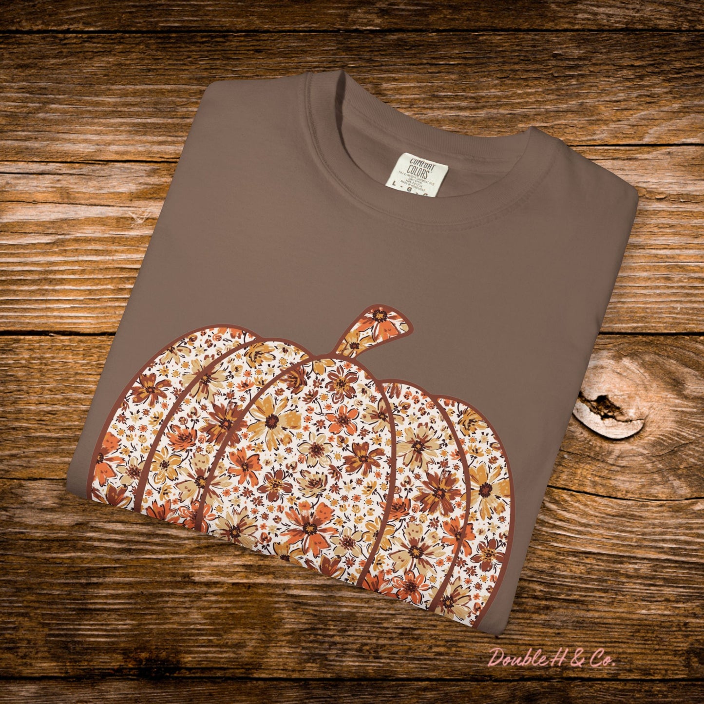 Floral Pumpkin Tee