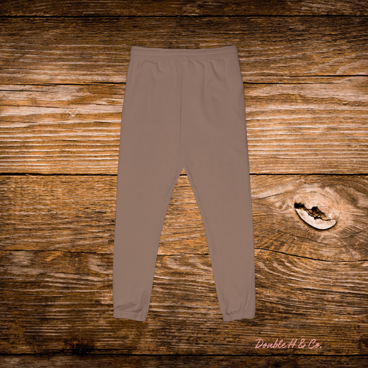 Double H & Co Embroidered Joggers