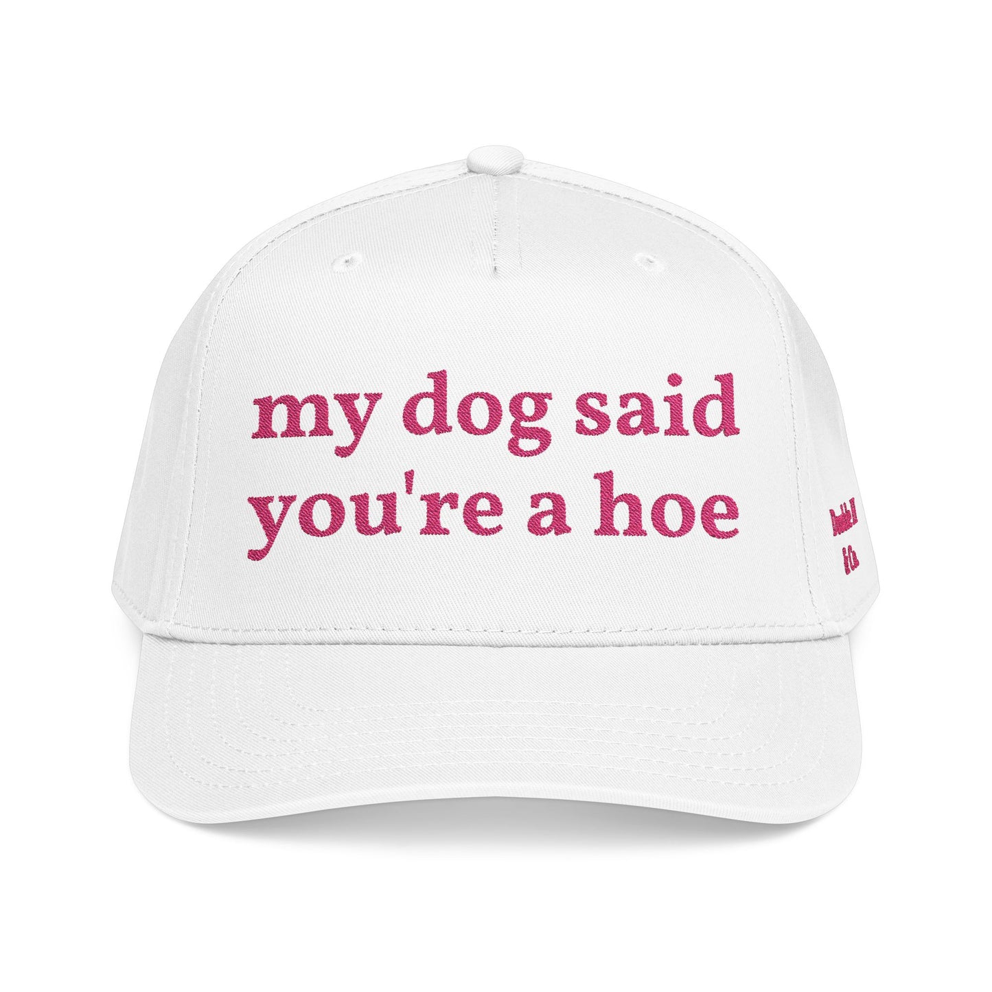 "My Dog Said You're A Hoe" Hat (Pink)