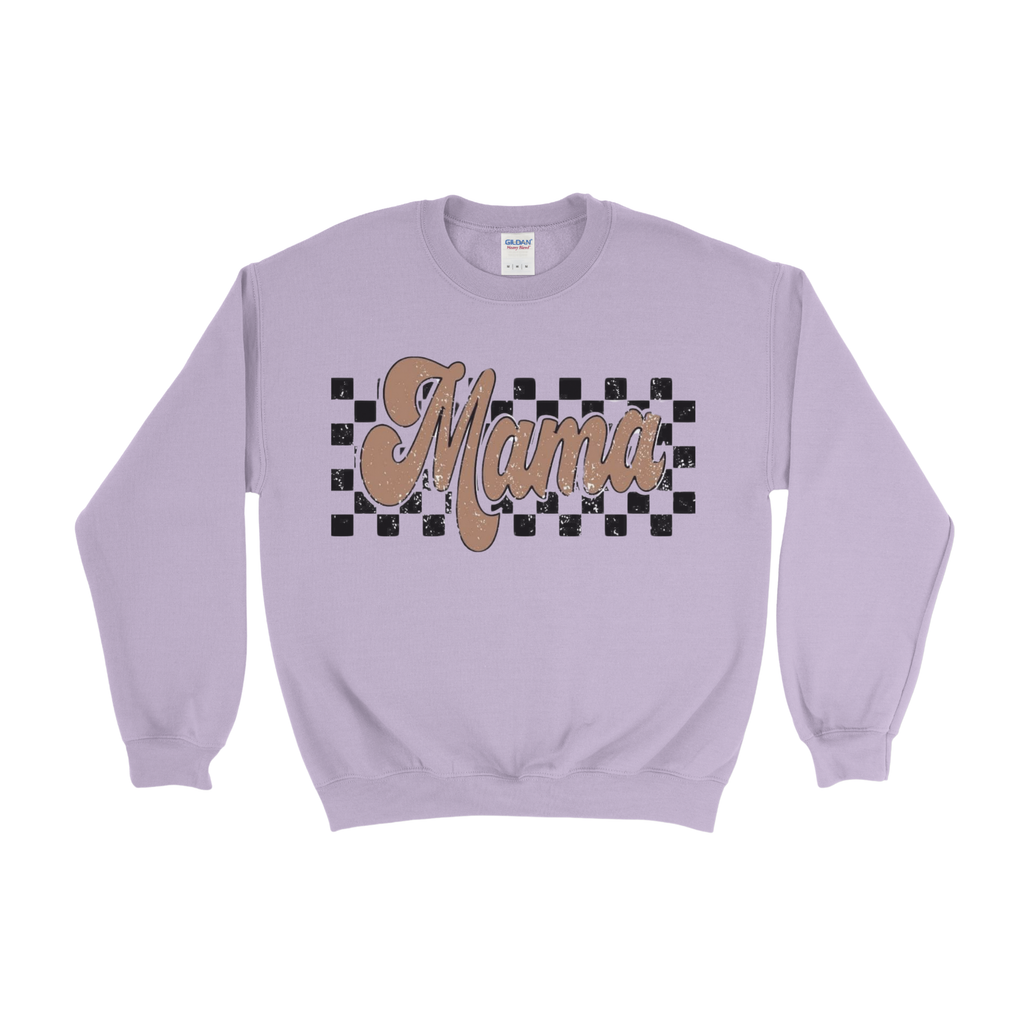 Checkered Mama Crewneck