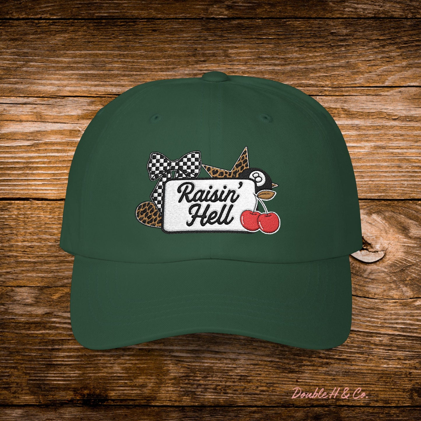 Raisin' Hell Embroidered Hat